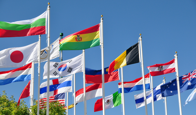 Olympic flags