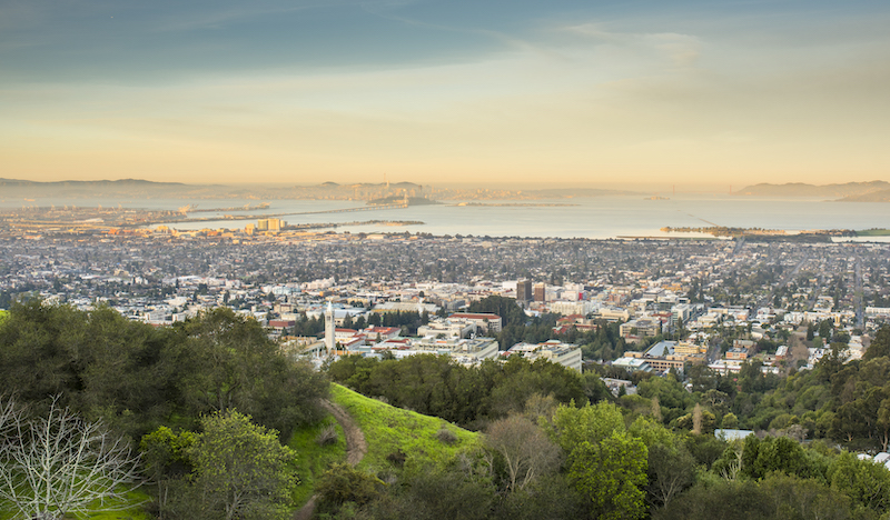 Berkeley view from the Campanile, California